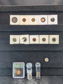 Junk Drawer lot: Altered Coins, Error Coins Indian Head Nickels, Lincoln Penny, No date Shield
