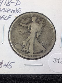 1918-D Walking Liberty Half Dollar