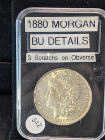 1880 Morgan Dollar, BU Details