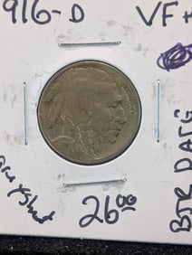 1916-D Buffalo Nickel
