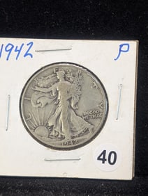 1942 P Walking Liberty Half Dollar