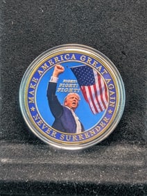 Historic Trump (Fight-Fight-Fight), Token, BU-New, Novelty