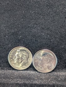 Uncirculated 2023-P & 2023-D Roosevelt dimes