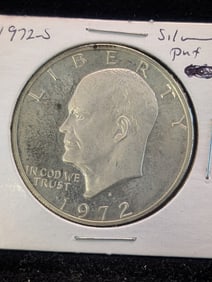 1972-S Eisenhower Dollar, 40% Silver.