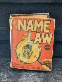 Big Little Book In the Name of the Law 1937 Cover loose