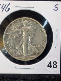 1946 S Walking Liberty Half Dollar