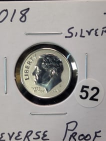2018 S Silver Reverse Proof Roosevelt Dime