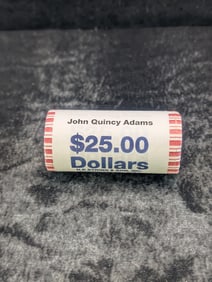$25 Roll of John Quincy Adams Presidential Dollars