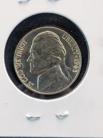1943-P Jefferson Nickel. High Grade. 35% Silver