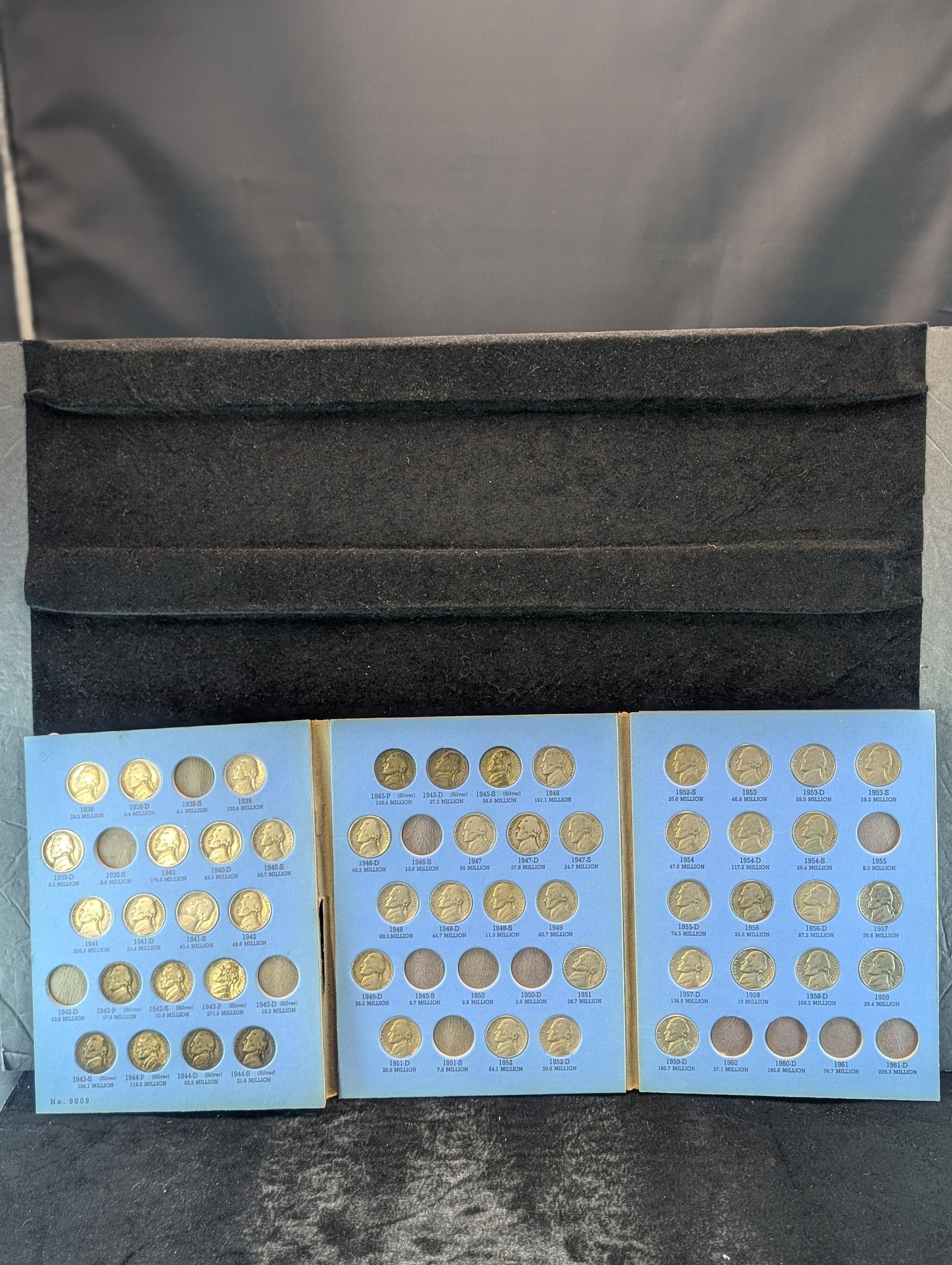 Partial Jefferson Nickel Collection (51 coins): Partial Jefferson Nickel Collection (51 coins)