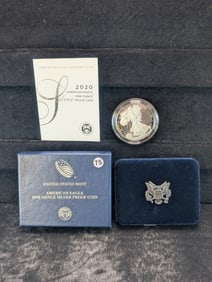 2020 S Proof American Silver Eagle OGP