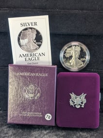 1991 S American Silver Eagle Proof OGP