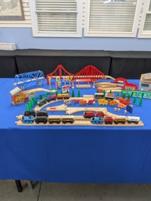 Learning Curve Brands Inc. Wooden Train Set