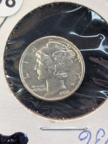 1936 P Mercury Dime Nice Coin