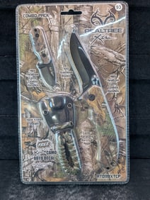 Realtree Xtra Combo Pack Camo Knife Set NIB