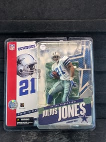 Julius Jones Running Back, Cowboys, Action Figure Debut, NIB