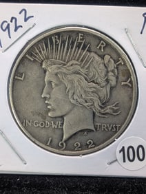 1922 P Silver Peace Dollar