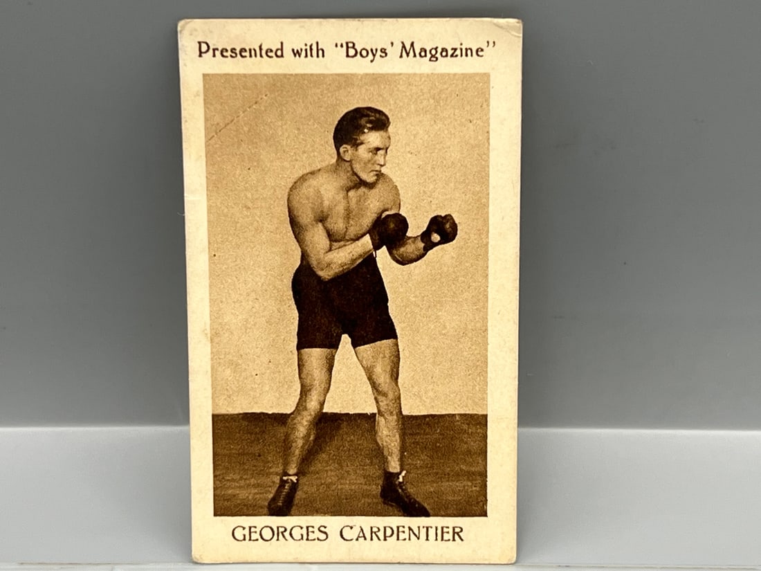 1922 Boys Magazine Georges Carpentier Boxing: 1922 Boys Magazine Georges Carpentier Boxing