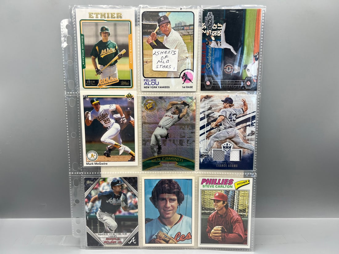 Lot of (27) Assorted Baseball Cards W/ Many Stars - Varying Conditions (1 of 3)