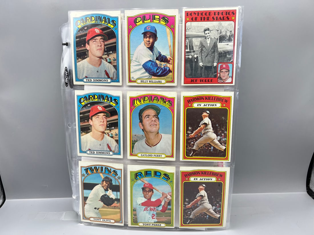 Lot of (200+) 1972 Topps Baseball Cards W/ Stars, Leaders, Team Cards, Checklists, & World Series (1 of 20)