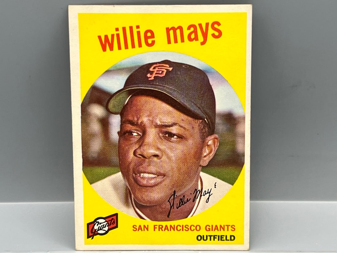 1959 Topps Willie Mays #50: 1959 Topps Willie Mays #50