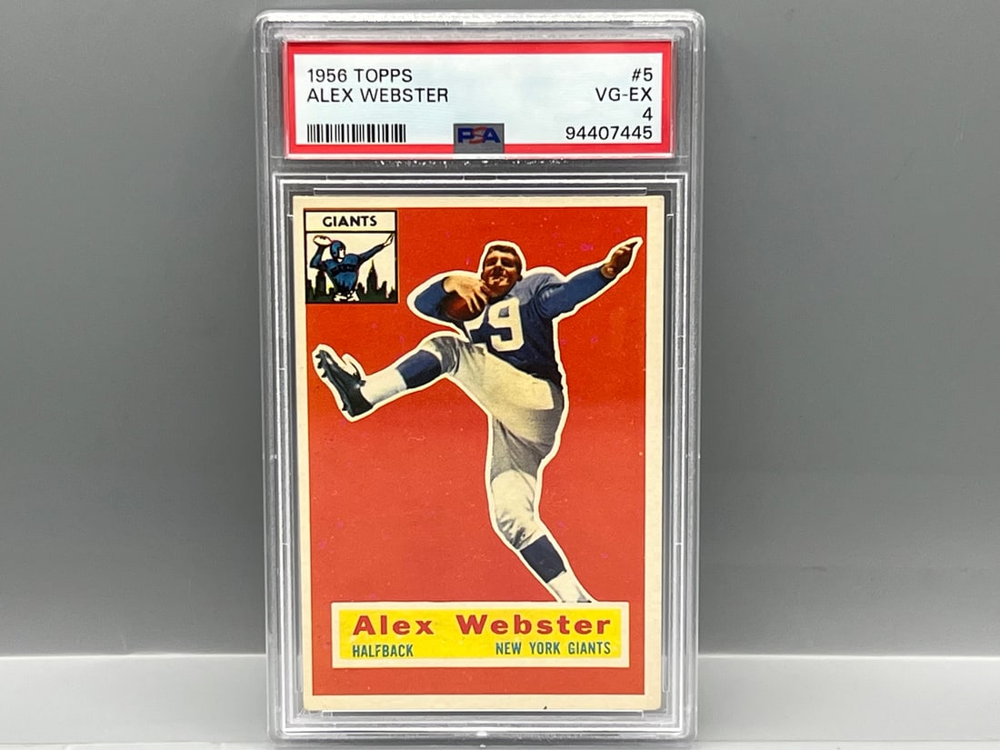 1956 Topps Alex Webster #5 PSA VG-EX 4 (1 of 2)