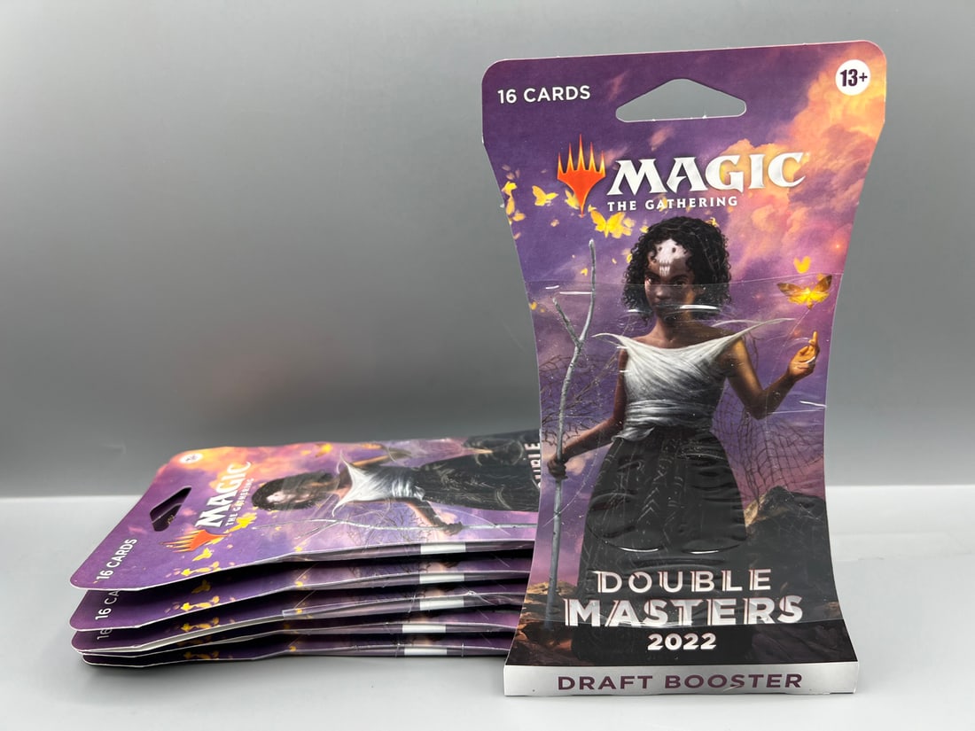 Lot of (5) 2022 Magic The Gathering Double Masters Unopened Draft Booster Packs (1 of 2)