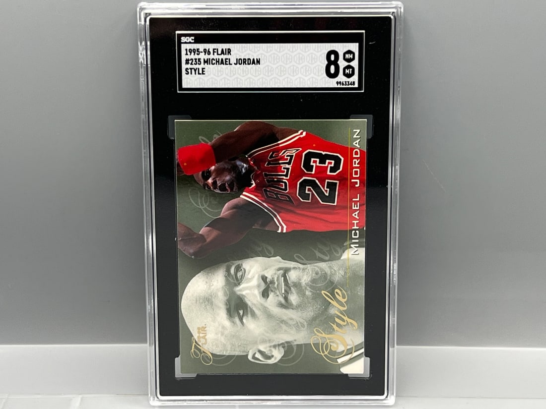 1995-96 Flair Michael Jordan Style #235 SGC NM-MT 8 (1 of 2)
