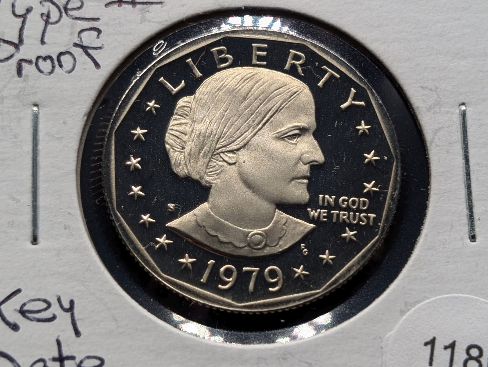 1979 S Susan B. Anthony Dollar Type 2 Proof PR68+ Key Date (1 of 3)