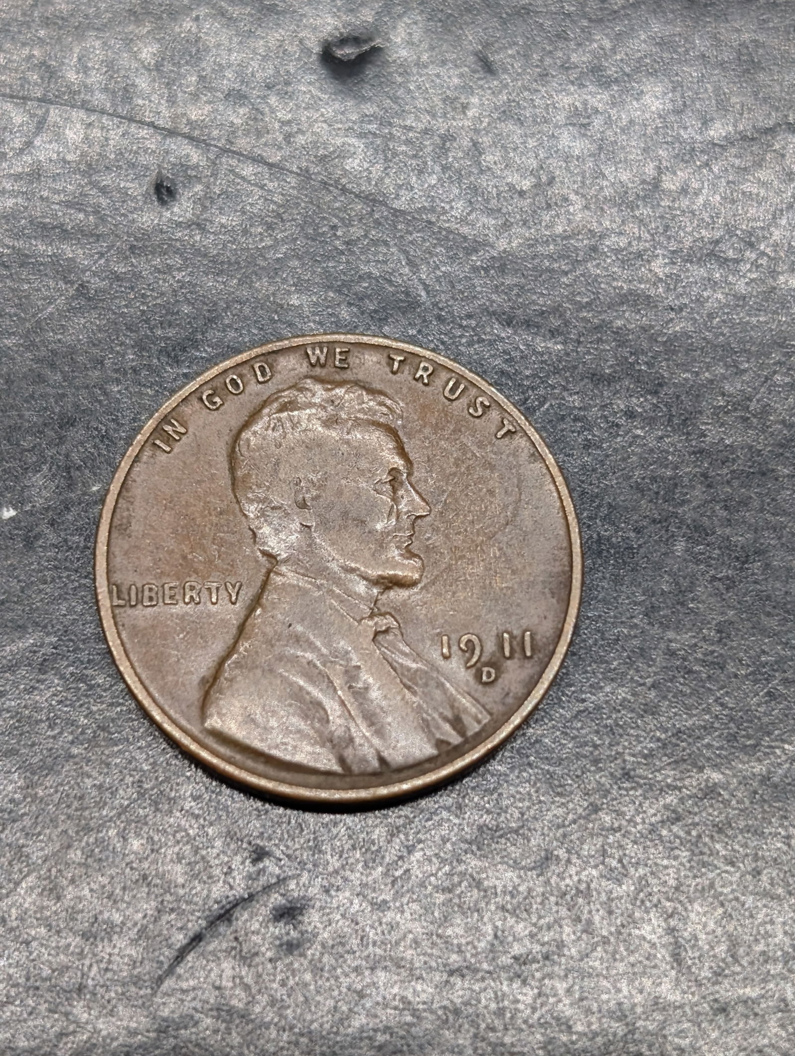 *VF/XF* 1911-D Lincoln Wheat Cent (1 of 2)