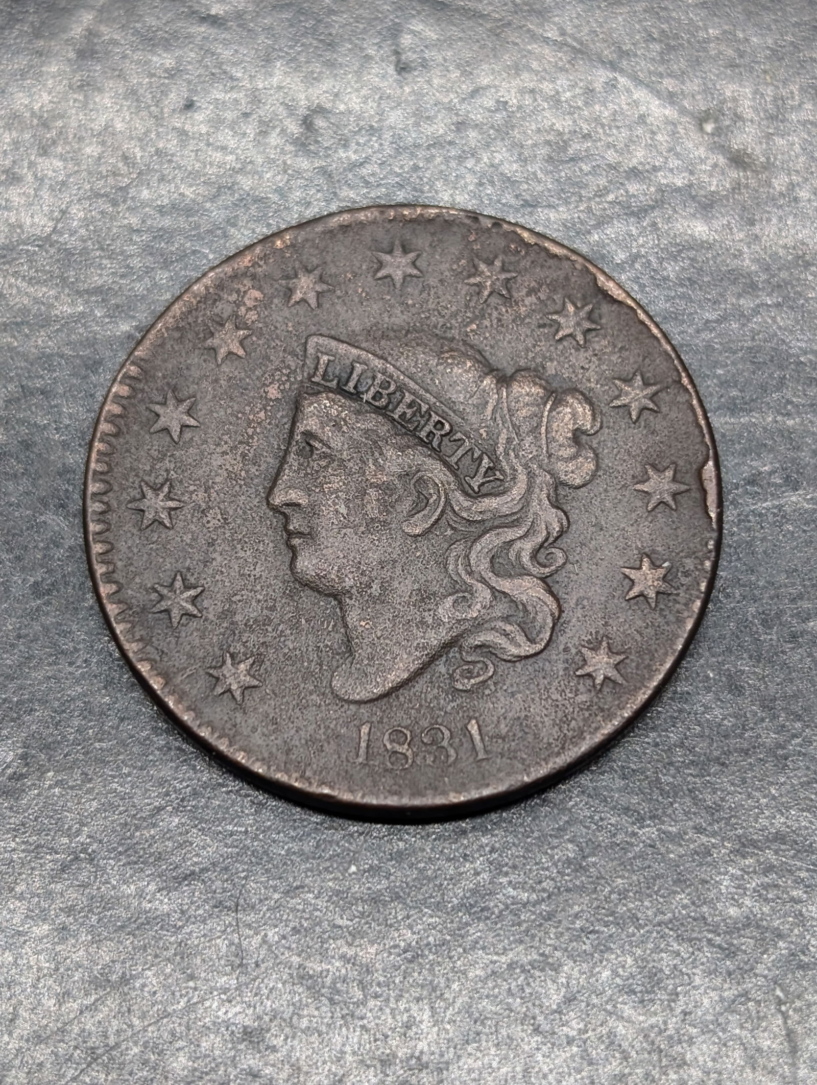 1831 Coronet Head Large Cent (1 of 2)