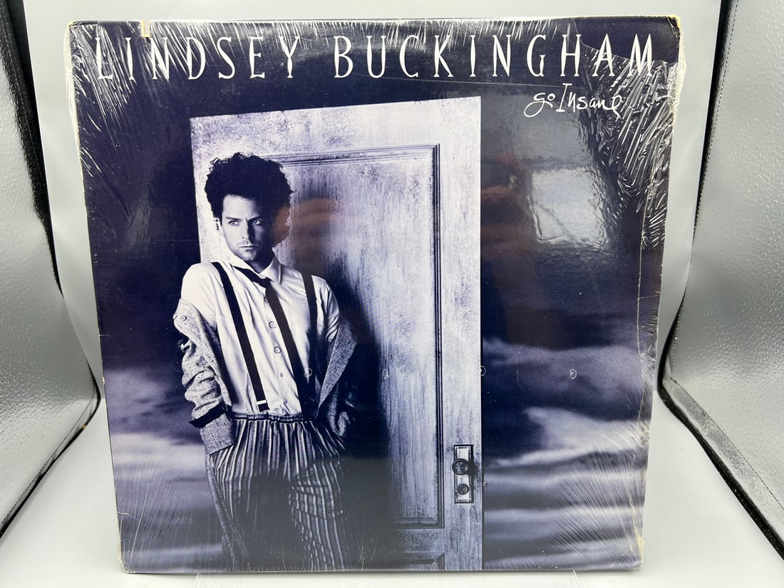 SEALED - Lindsey Buckingham: Go Insane (1984), shrinkwrap has small tear/hole in upper right corner, (1 of 2)