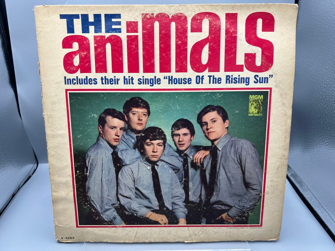 1964 The Animals Self Titled Vinyl Album - E4264: 1964 The Animals Self Titled Vinyl Album - E4264 - Records have not been tested by the auction house for play quality. All items are sold as is.