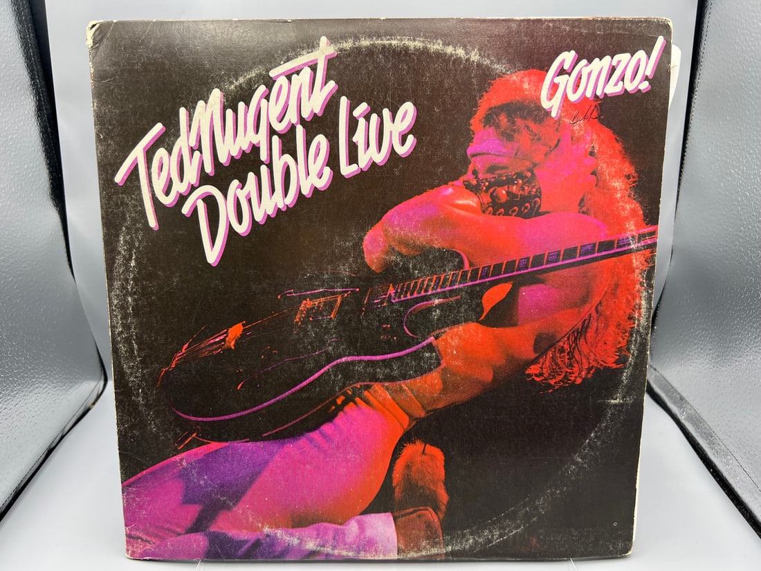 1978 Ted Nugent Double Live Gonzo Vinyl - KE2 35069 - One Album Is Original & One Is Reissue (1 of 5)