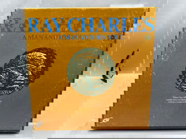 Ray Charles: A Man and His Soul (1967), Reel-to-Reel 4-Track Stereo, 3 3/4 IPS, includes liner