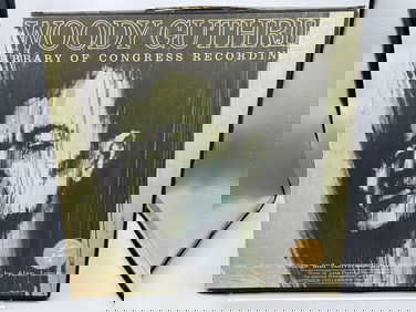 1967 Woody Guthrie Library of Congress Recordings 3LP Box Set Vinyl Album - EKL-271/272