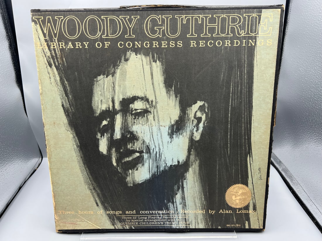 1967 Woody Guthrie Library of Congress Recordings 3LP Box Set Vinyl Album - EKL-271/272 (1 of 5)