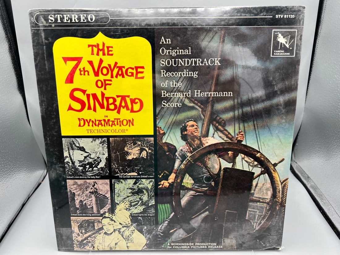 SEALED - The 7th Voyage of Sinbad - Original Soundtrack Recording (1980), reissue: SEALED - The 7th Voyage of Sinbad - Original Soundtrack Recording (1980), reissue - Records have not been tested by the auction house for play quality. All items are sold as is.