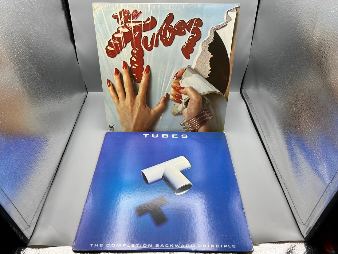 The Tubes (2 LP Lot): The Tubes - self-titled (1975); and The Completion Backward Principle (1981) (1 of 4)