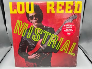SEALED - Lou Reed: Mistrial (1986), promo notch in cover