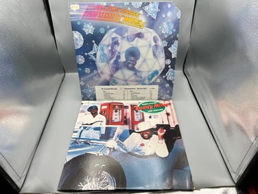 Buddy Miles (2 LP Lot): All the Faces of Buddy Miles (1974), white promo label, promo notch/sticker