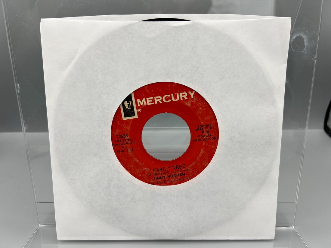Jimmy Norman - 7-inch 45rpm record: Family Tree/It's Beautiful When You're Falling in Love, Northern (1 of 4)