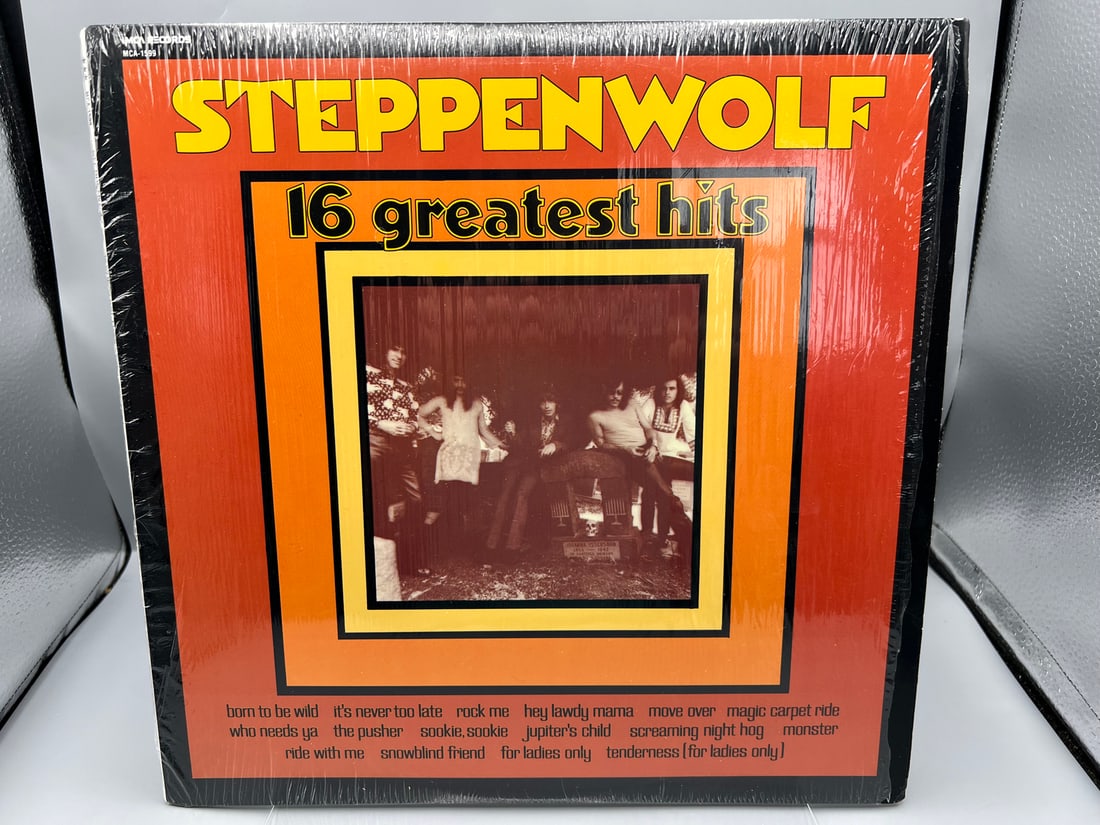 Steppenwolf: 16 Greatest Hits (early '80's - exact press date unknown), reissue: Steppenwolf: 16 Greatest Hits (early '80's - exact press date unknown), reissue - Records have not been tested by the auction house for play quality. All items are sold as is.
