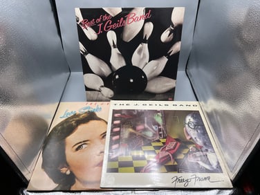 J. Geils Band (3 LP Lot): Best of the J. Geils Band (1979), Club Edition; Love Stinks (1980), Club