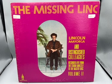 Lincoln Mayorga: The Missing Linc (1972), Limited Edition, recorded live from studio directly to
