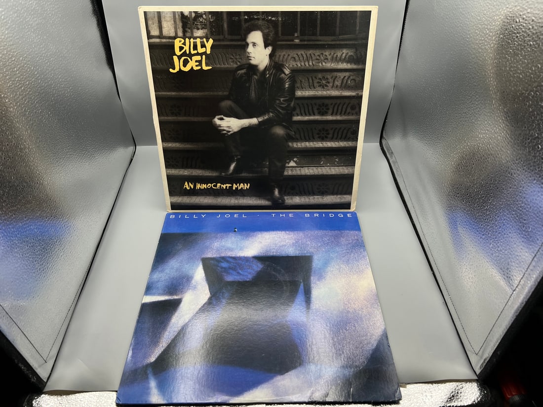 Billy Joel (2 LP Lot): An Innocent Man (1983); and The Bridge (1986) (1 of 4)