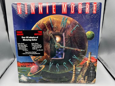 Vinnie Moore: Time Odyssey (1988), in original shrinkwrap with hype sticker (heavy metal)