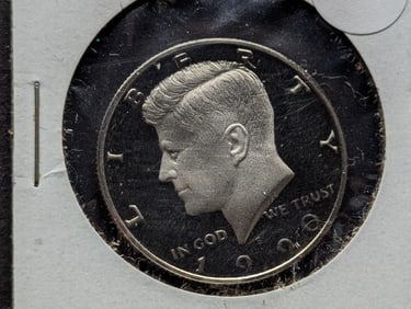 1990-S Proof Kennedy Half Dollar