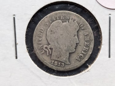 1913 Barber Dime