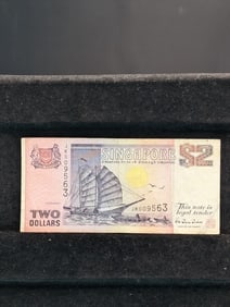 Tough Singapore $2 Note.